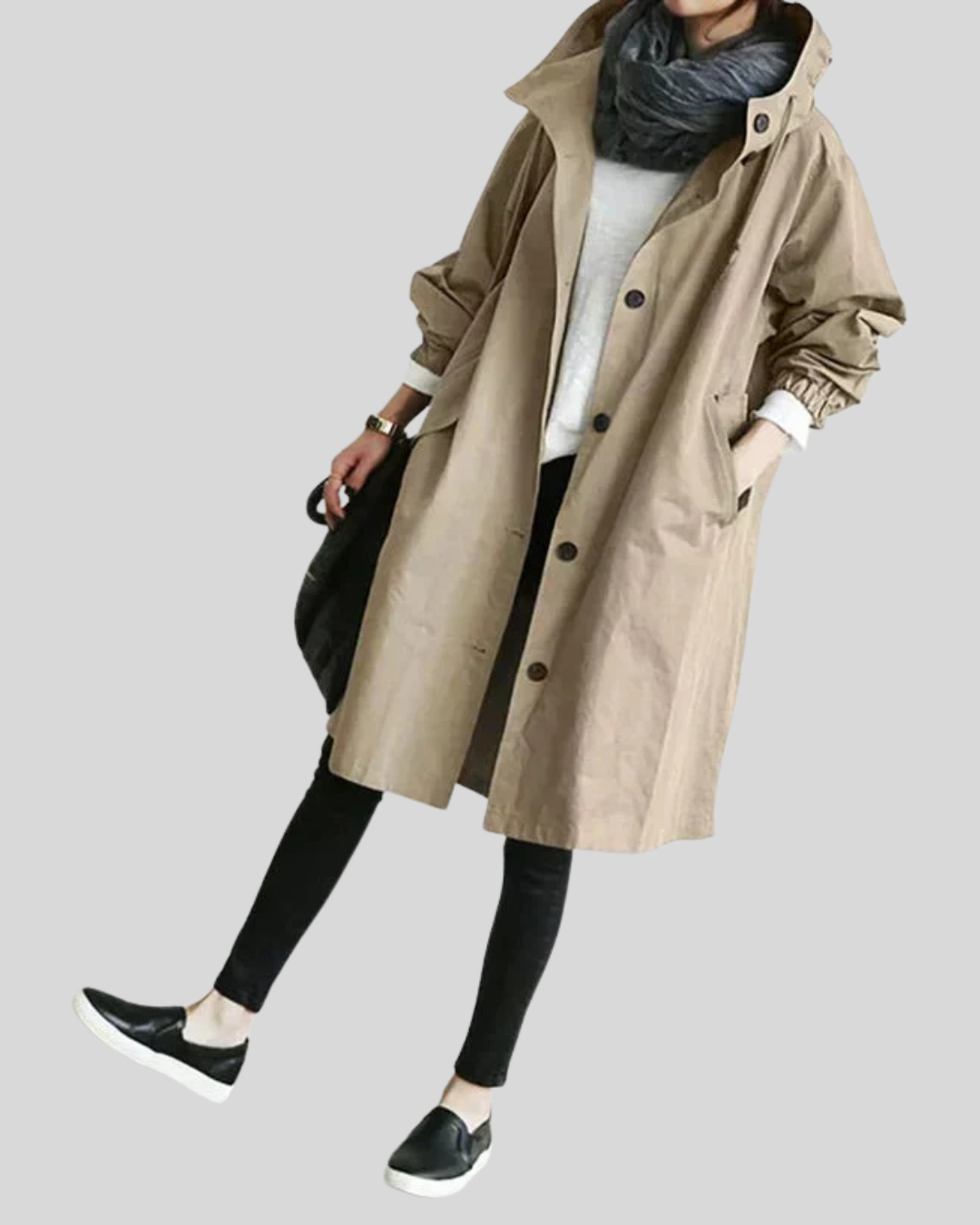 Äkta mode| Snygg trenchcoat