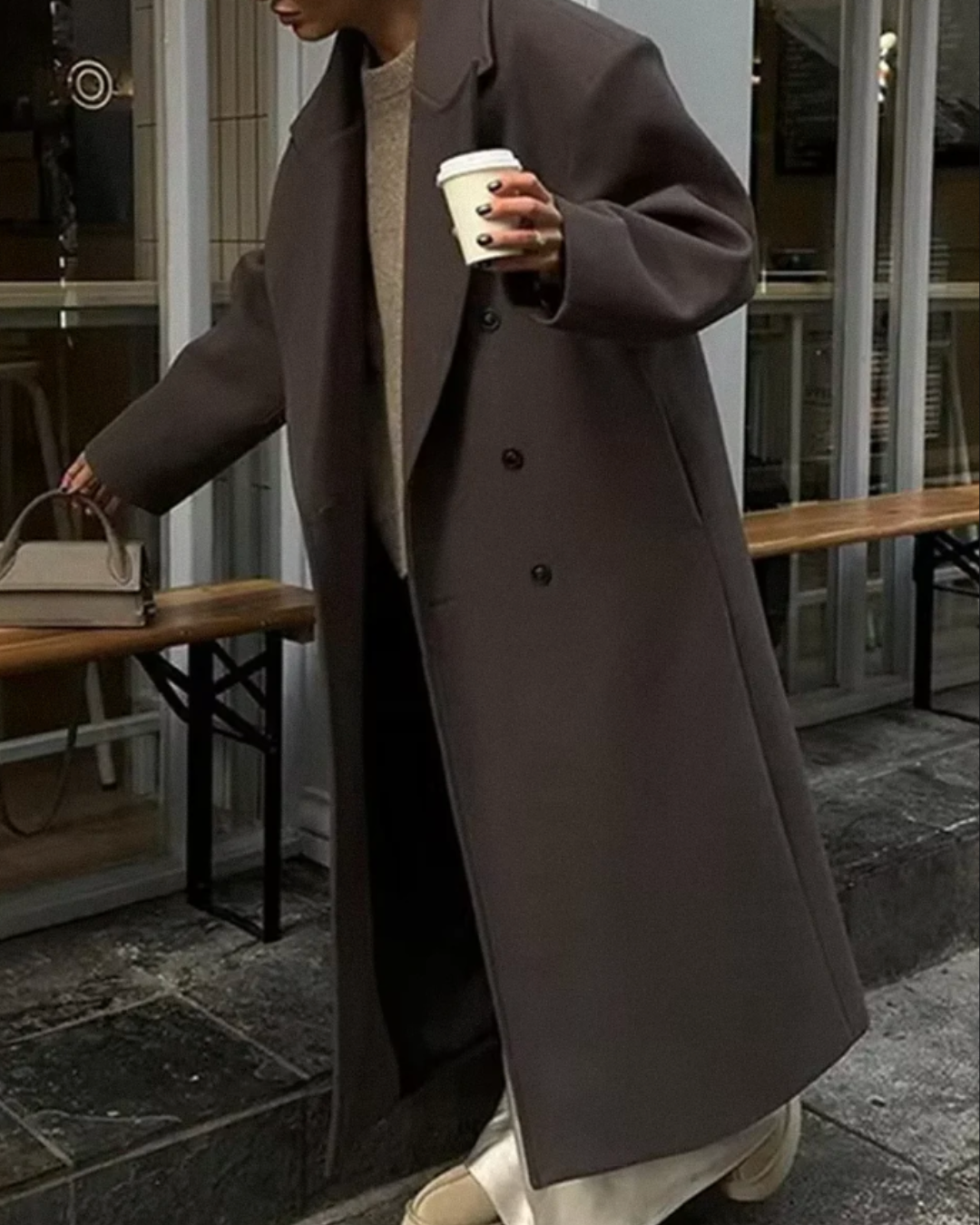 Äkta mode - Oversized manteljacka