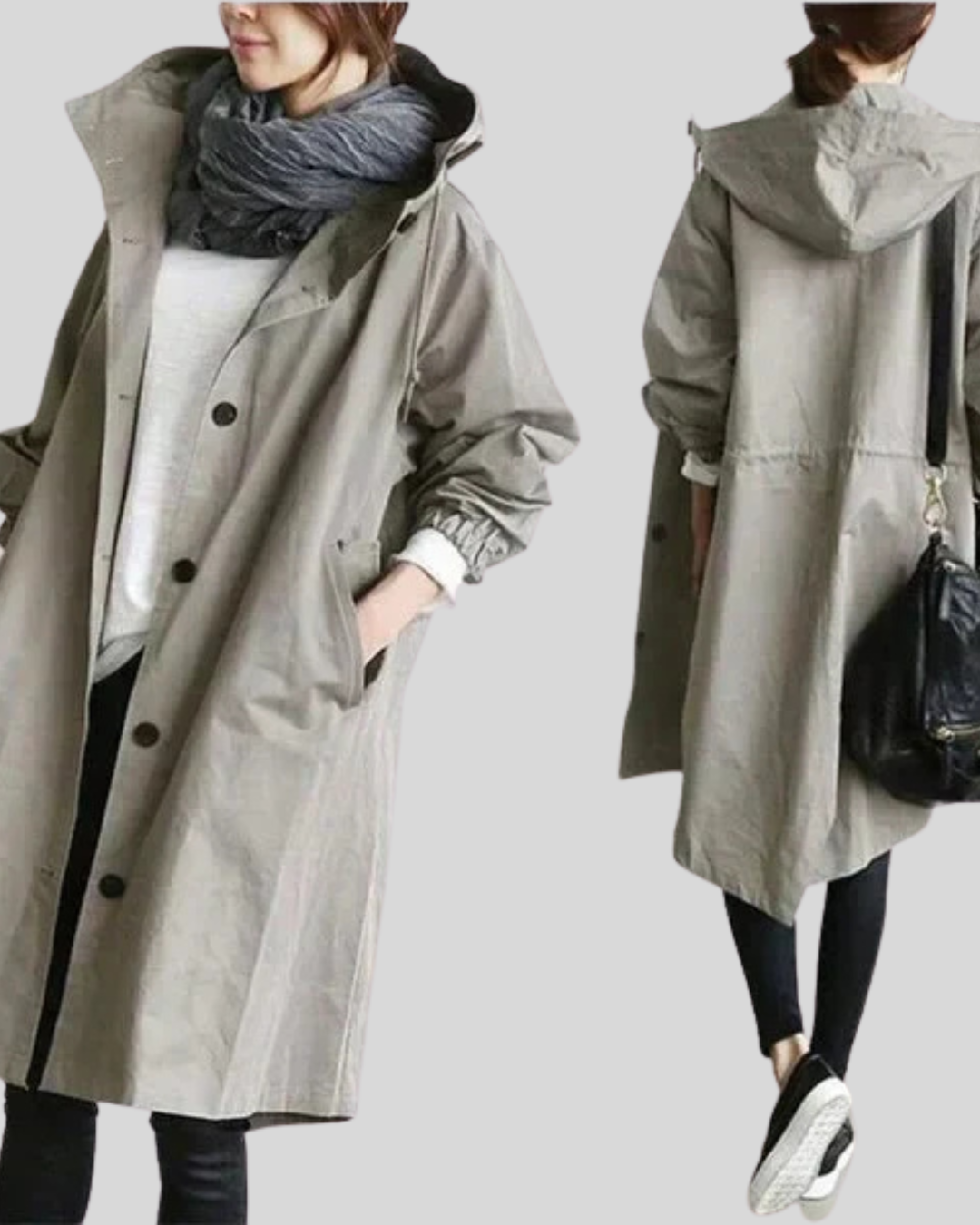 Äkta mode| Snygg trenchcoat