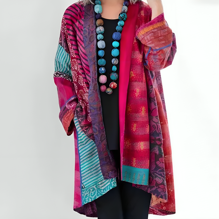 Äkta mode | Elegant Stickad Cardigan