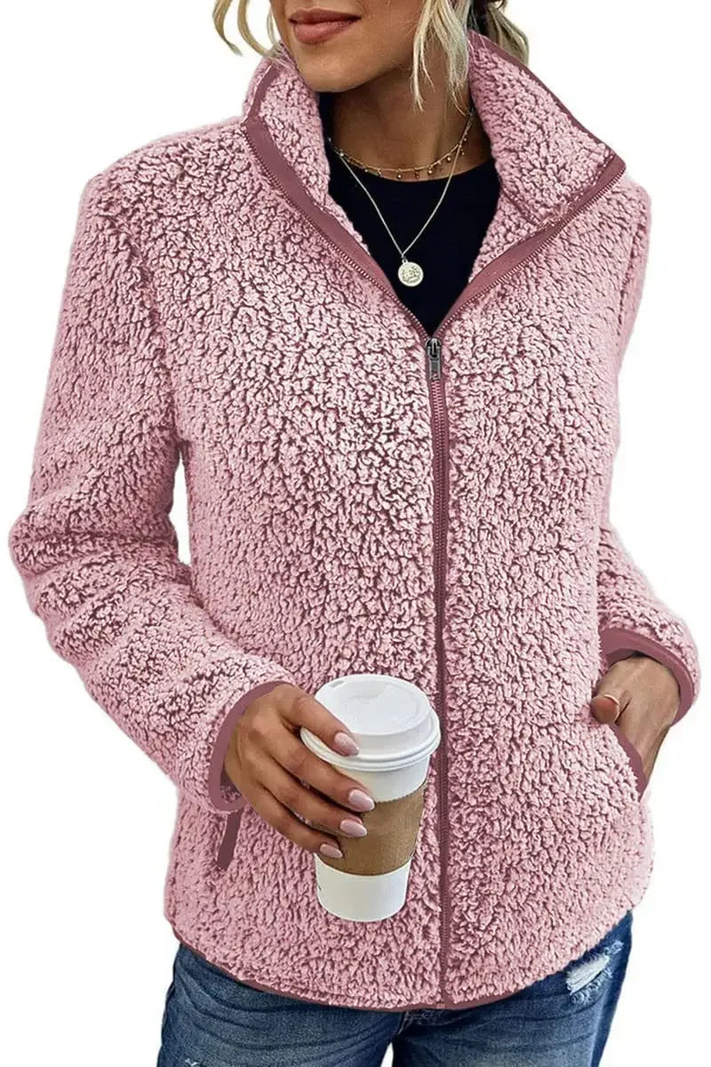 Äkta mode | Elegant Casual Fleecejacka