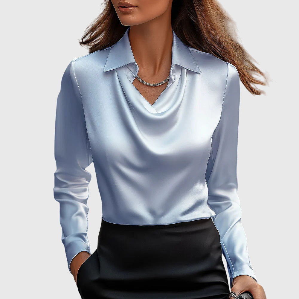Äkta mode | Elegant Blus med Blomstertryck