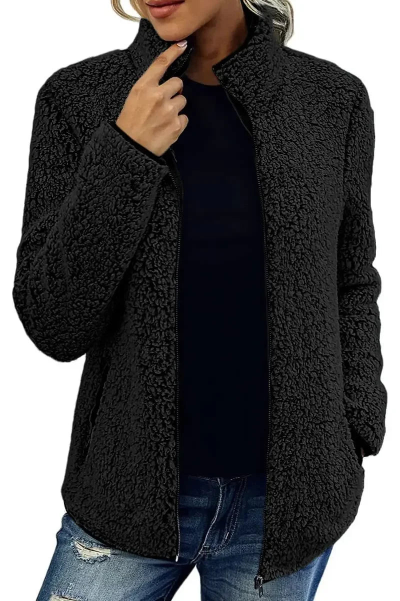 Äkta mode | Elegant Casual Fleecejacka