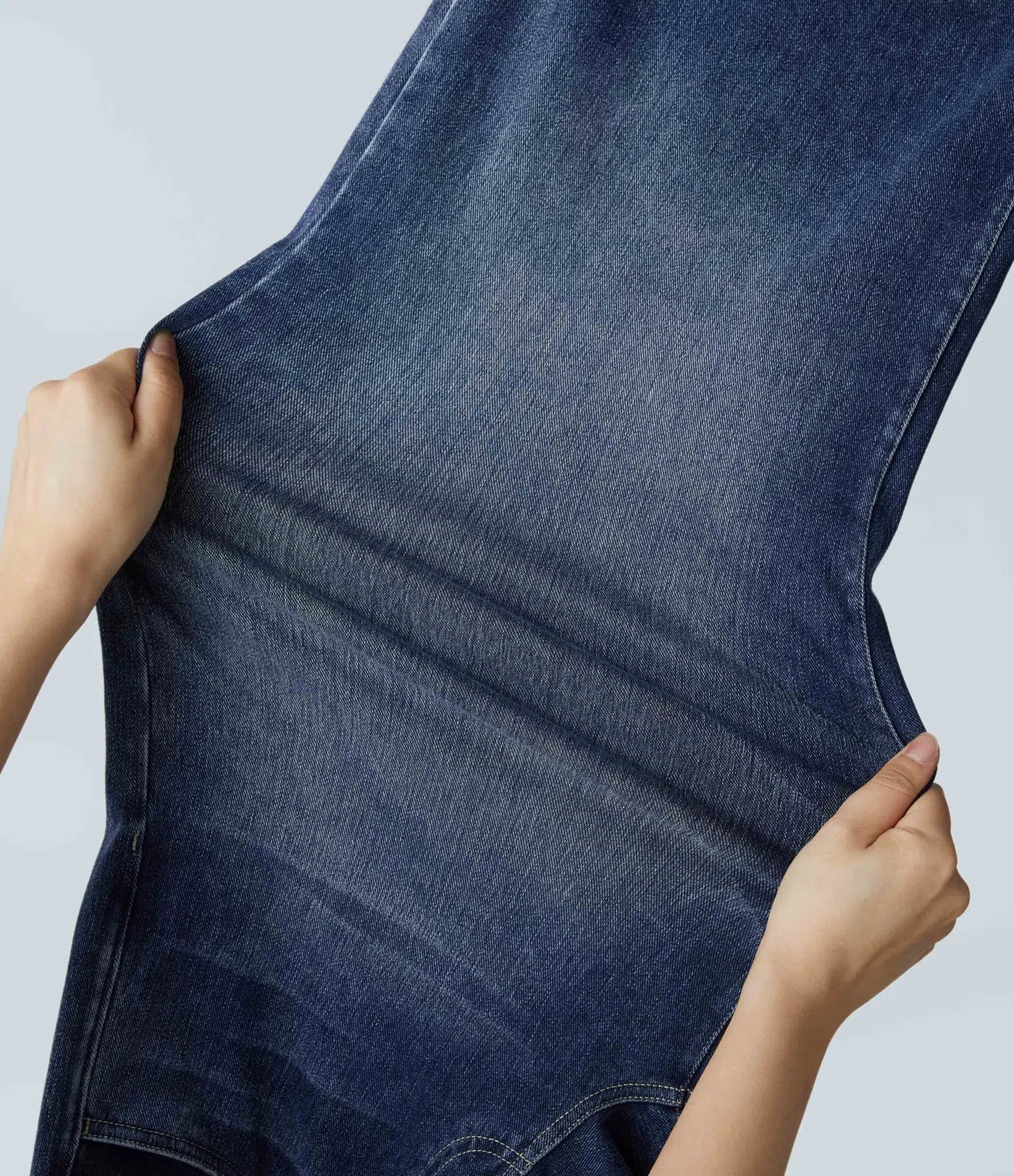 Äkta mode | Elastiska byxor med hög midja